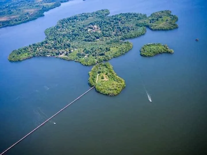 Fish therapy experience in Madu River, Sri Lanka