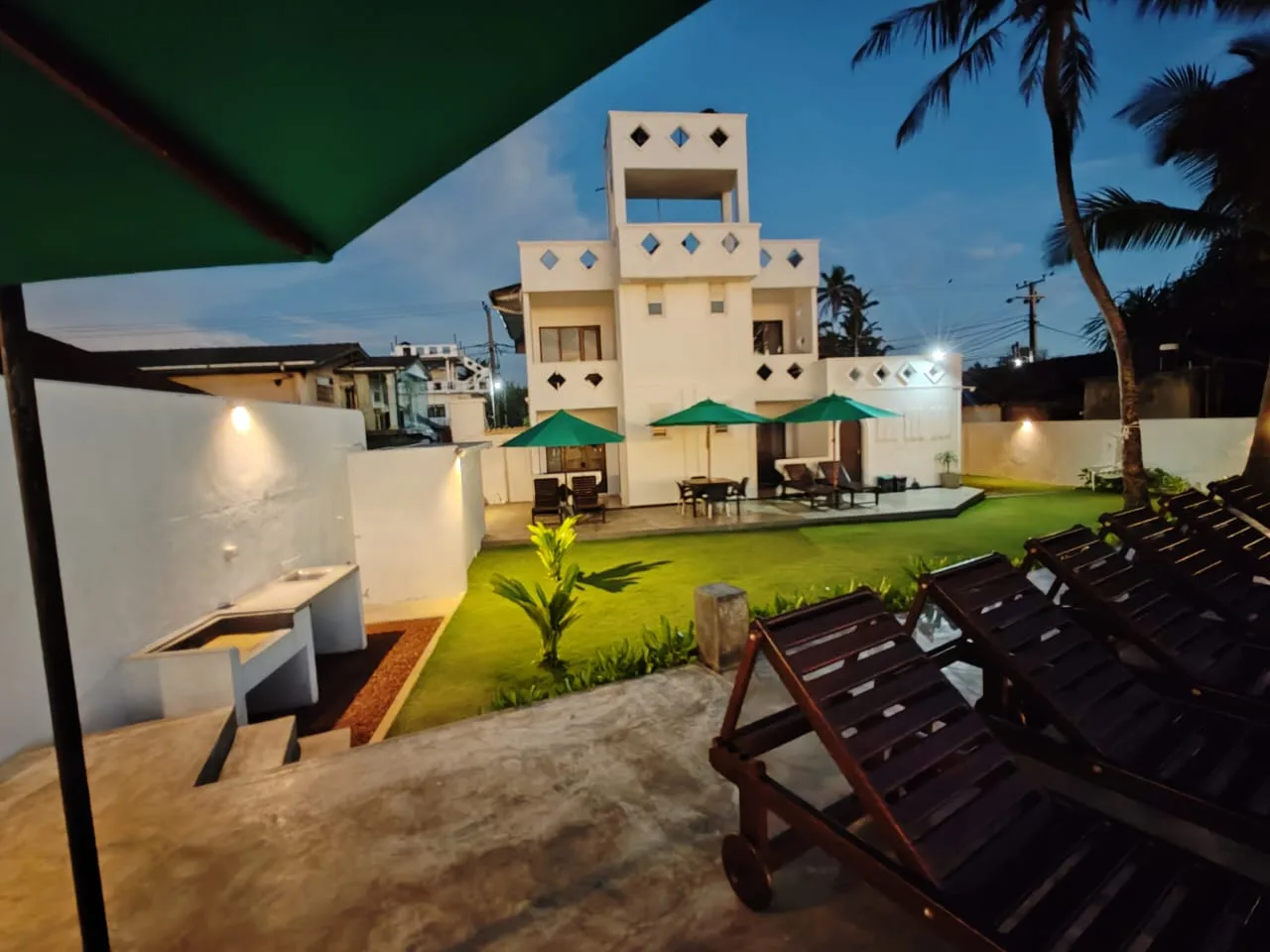 Villa One 64 fully equipped kitchen with modern appliances