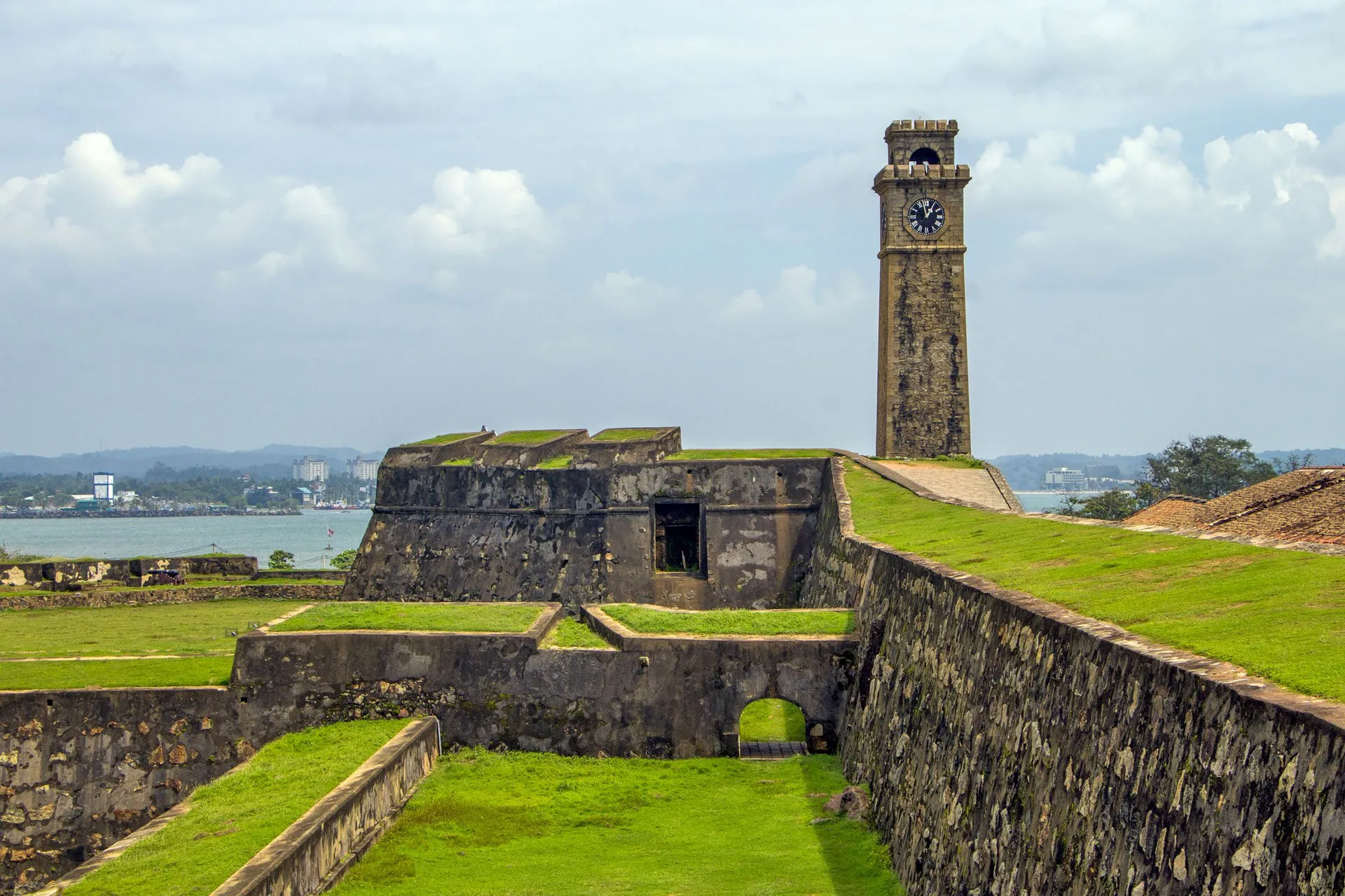 Beautiful iconic streets of Galle Fort, UNESCO site
